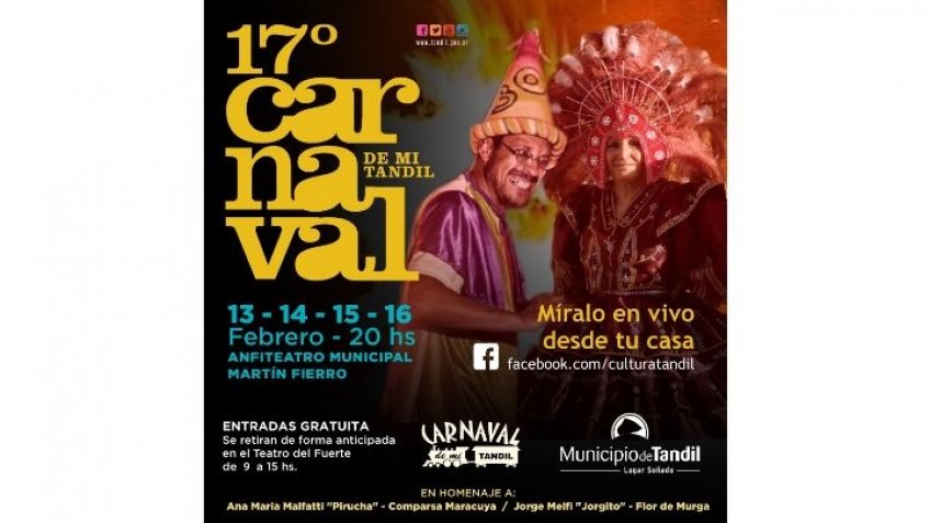 En el Anfiteatro y con capacidad limitada, este sábado comienzan los Carnavales